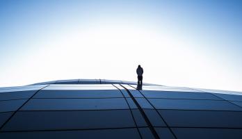 Filming at dawn on the roof of The Sage for Tracer - photographer Mark Savage