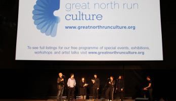 Paul Smith performs at the 2013 Great North Run Culture programme launch - photo credit David Meadows